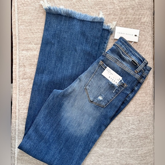 NWT Risen Straight Leg Jeans size 5 - Picture 5 of 11
